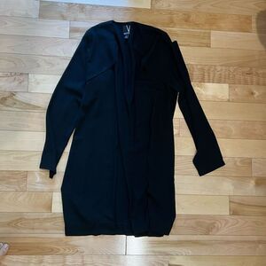 Valette Black Duster Size Medium